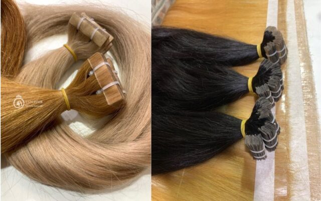 Raw Tape in hair extensions