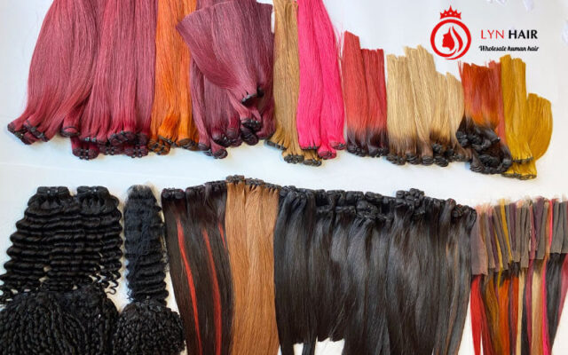 100% Vietnamese human hair weave colors