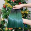 Green ombre hair