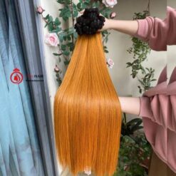 Vietnamese orange human hair bundles