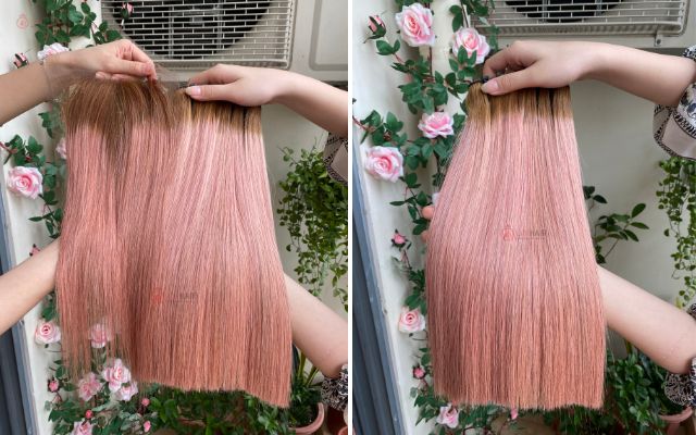 Light Pink Ombre Hair Bundles