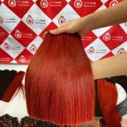 Red Human Hair Bundles