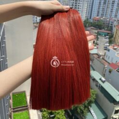 Red bone straight weave human hair bundles