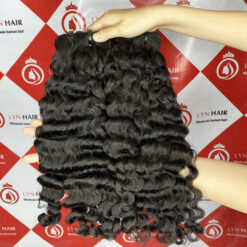 100% human raw burmese curly hair