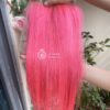 5x5 pink traight lace closure human hair extensions