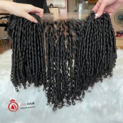 Pixel curly 4x6 human hair extension 20 inch
