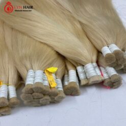 Premium bulk human hair extensions super double drawn