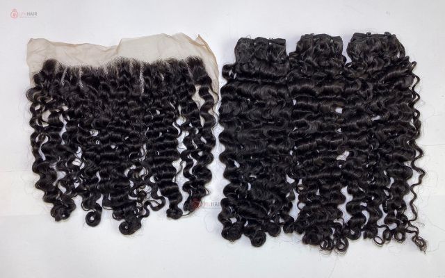 Burmese curly hair bundles 