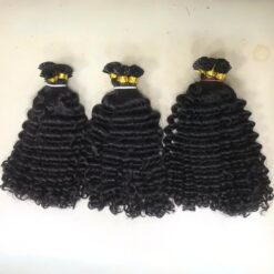 kinky curly i tip hair extensions