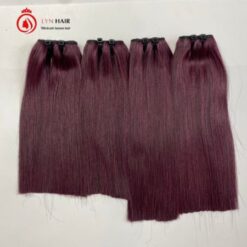 Vietnamese hair bundles Burdundy color
