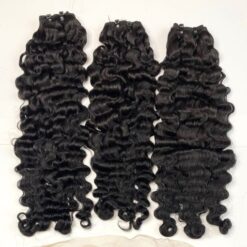 Burmese curly hair bundles