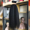 kinky curly i tip hair extensions