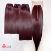 Vietnamese hair bundles Burdundy color