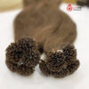 Vietnamese brown human flat tip human hair extensions