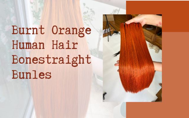 Burnt Orange Human Hair