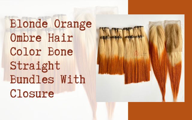 Blonde Orange Ombre Hair