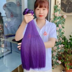 purple human hair bundles