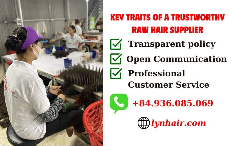 Factors that make up a reputable raw hair supplier
