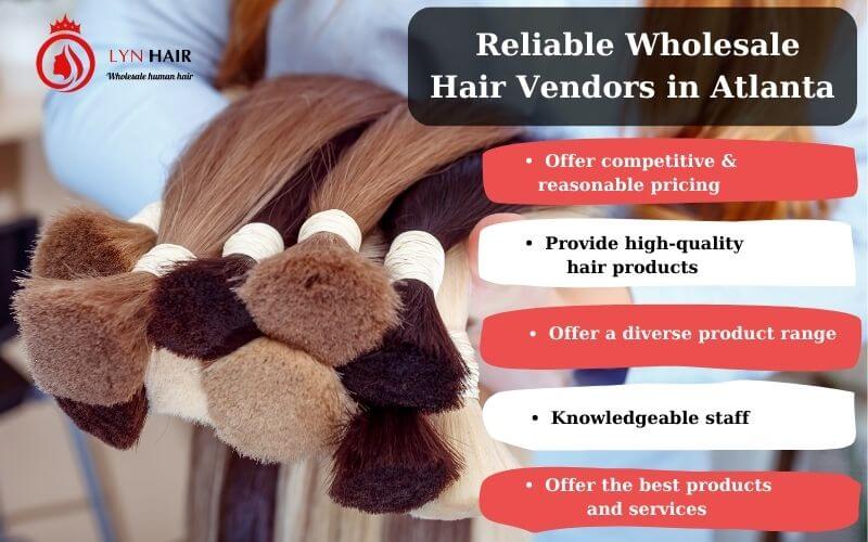 Features of Reliable Wholesale Hair Vendors in Atlanta