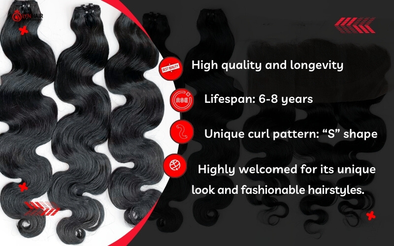 Specifications Body Wave Hair