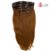 12 - 26 auburn hair extensions clip in