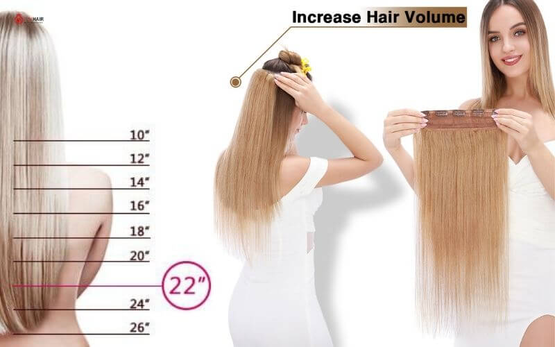 22 Inch Clip-In Hair Extensions