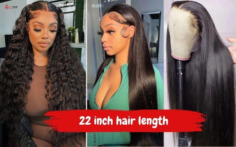 22 inch hair length