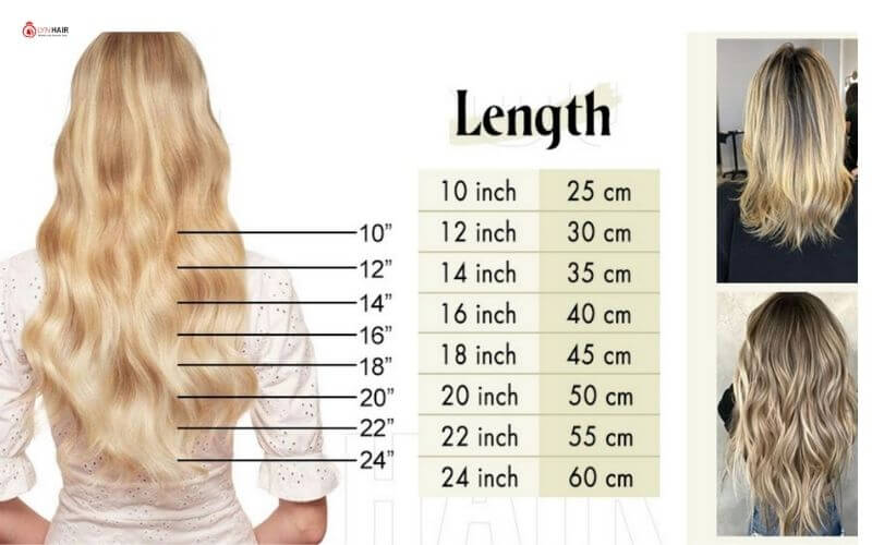How long is 22 inch hair