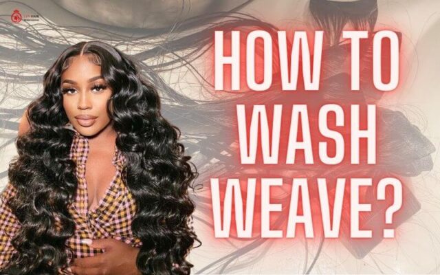 How to wash weave