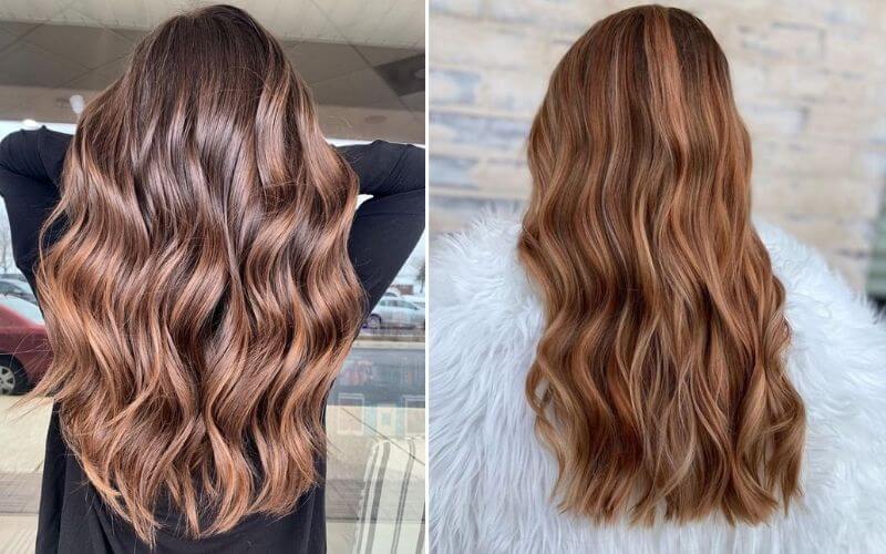 Chestnut Brown with Soft Waves