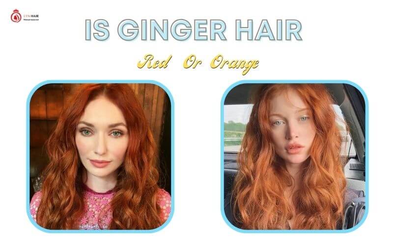 Is ginger hair red or orange