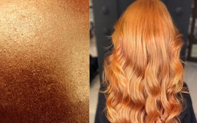 Metallic Ginger Hair