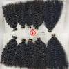 Tape in burmese curly hair extensions