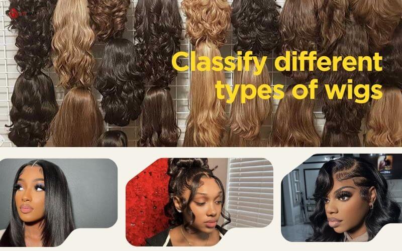 Classify different types of wigs