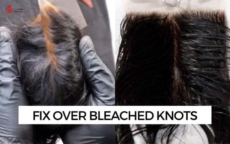 How to fix over bleached knots