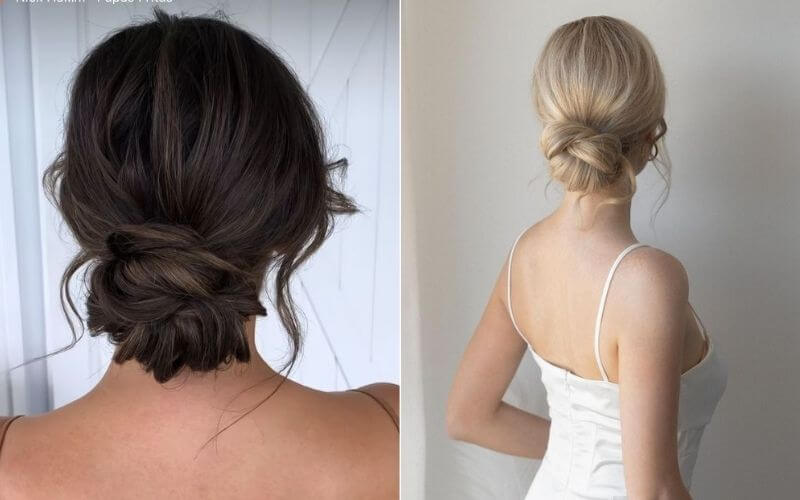 Low Bun Wedding Hairstyle