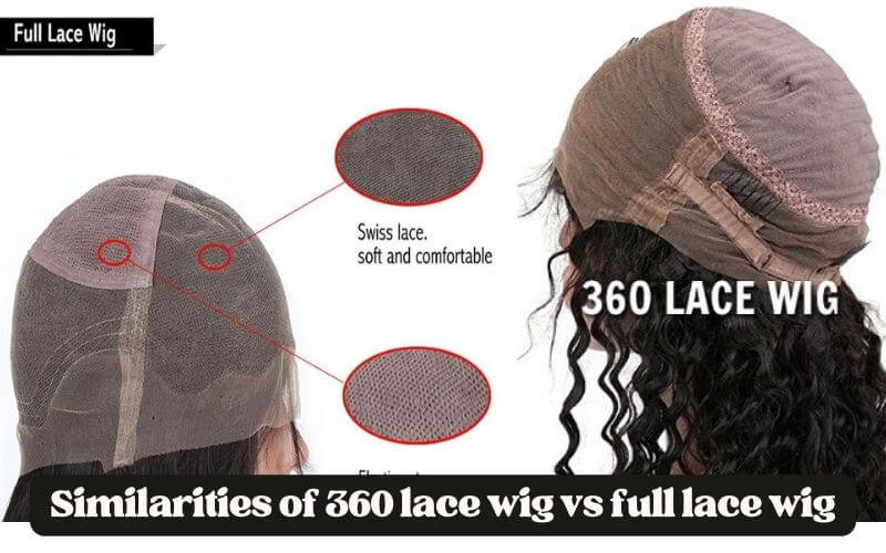 Similarities of 360 lace wig vs full lace wig