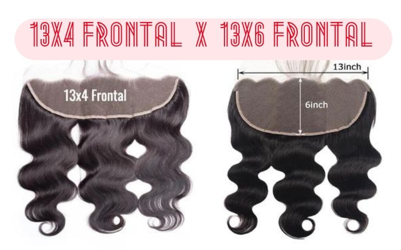 What's the difference between 13x4 and 13x6 frontal wigs