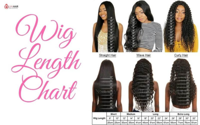 Wig Length Chart 8056