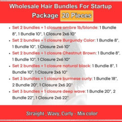 Start Hair Business Package 20 Pieces