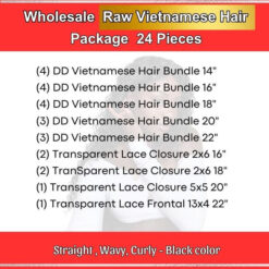 Wholesale Raw Vietnamese Hair Bundles