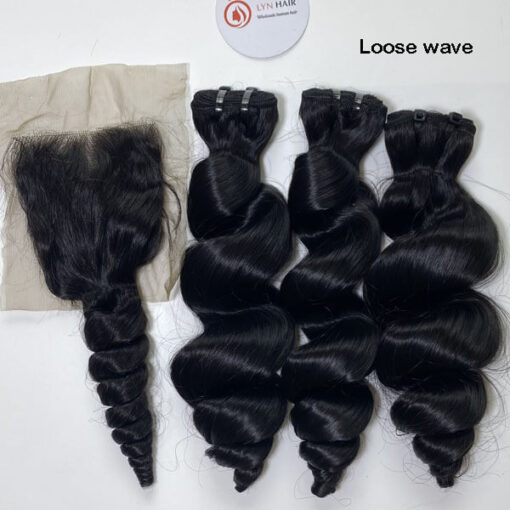 Wholesale Vietnamese Hair Bundles Package Loose wave 20 Pieces