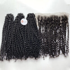 Wholesale Vietnamese Hair Bundles Package Pixie curly 20 Pieces