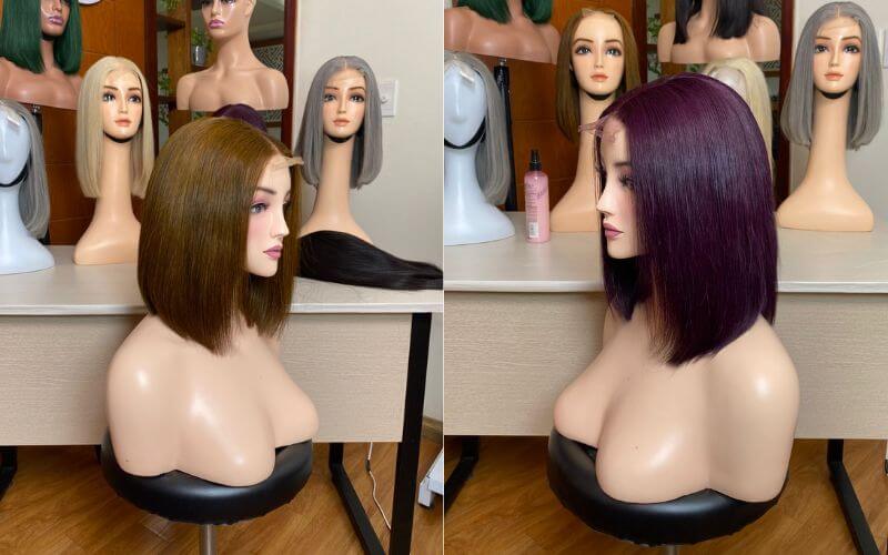 Short frontal bob wig styles