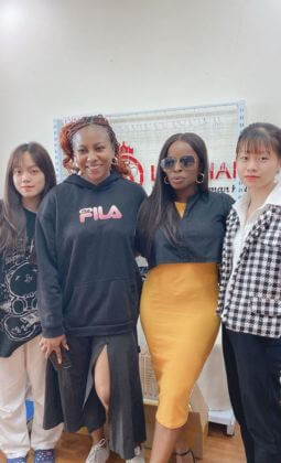 International buyers visiting Lyn Hair factory in Vietnam