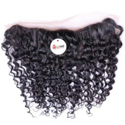 Deep Curly 13x4 Lace Frontal Vietnamese Human Hair Front