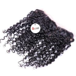 Deep Curly 13x4 Lace Frontal Vietnamese Human Hair Front View