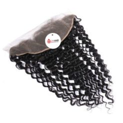 Deep Wave 13x4 Lace Frontal Vietnamese Human Hair Angled View