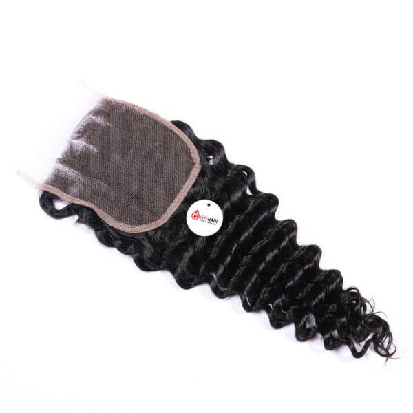 Deep Wave 6x6 Lace Closure Vietnamese Human Hair Back View