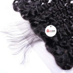 Kinky curly 13x4 Lace Frontal Vietnamese Human Hair Close View